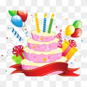 Torta Di Compleanno Disegno, HD Png Download - birthday cake silhouette png