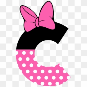 Minnie Mouse Letters, HD Png Download - minnie mouse silhouette png