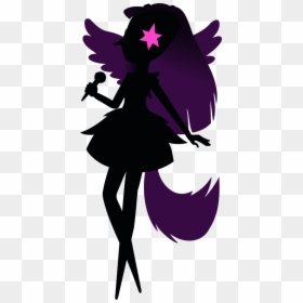 Twilight Sparkle Equestria Girl Silhouette, HD Png Download - beauty and the beast silhouette png