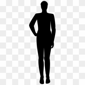 Standing Man Silhouette Png, Transparent Png - standing silhouette png