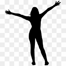 Silhouette Person Png Standing, Transparent Png - standing silhouette png