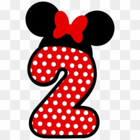 Numeros Minnie, HD Png Download - minnie mouse silhouette png