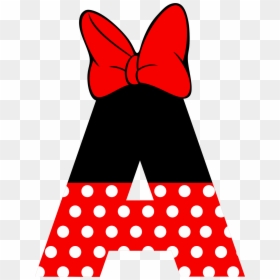 Letter A Minnie Mouse, HD Png Download - minnie mouse red png