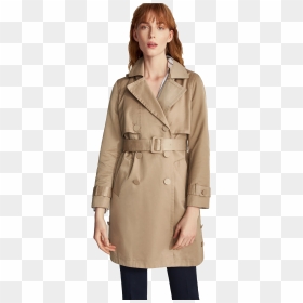 Trench Coat Png Background Image - Girl, Transparent Png - trench coat png