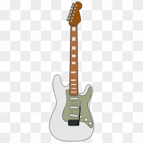 Fender Stratocaster Clip Arts - Electric Guitar Clipart, HD Png Download - fender stratocaster png