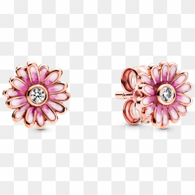 Pandora - Title - Tag - Pandora Pink Daisy Earrings, HD Png Download - pink daisy png