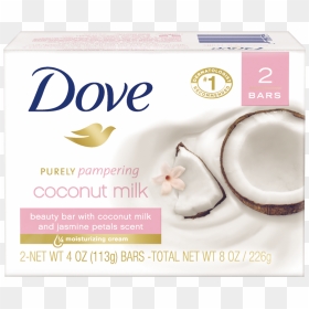 Dove Beauty Bar Coconut Milk, HD Png Download - bar of soap png