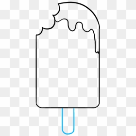 How To Draw A Cute Popsicle, HD Png Download - ice sickle png