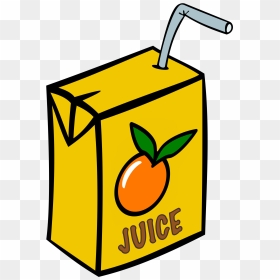 Orange Clipart Juices - Orange Juice Box Clipart, HD Png Download - juices png
