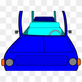Blue Car Clipart Big Car - Front Cartoon Car Png, Transparent Png - front of car png