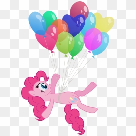 Pinkie Pie Rarity Twilight Sparkle Rainbow Dash Applejack - Little Pony With Balloons, HD Png Download - little pony png