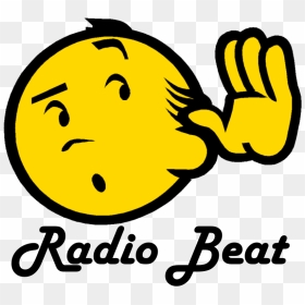 Hd Radio Beat 60s & 70s Music Vibes - Listening Ear Clipart Black And White, HD Png Download - beat png