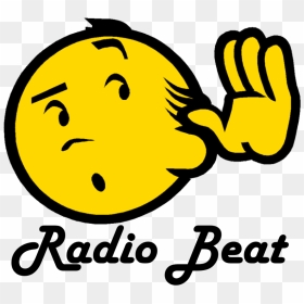 Hd Radio Beat 60s & 70s Music Vibes - Listening Ear Clipart Black And White, HD Png Download - beat png