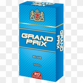 Grand Prix 100s Blue - Box, HD Png Download - cigarette pack png
