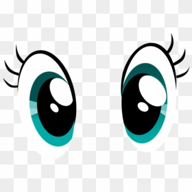 Cute Eye Cartoon - Cartoon Eyes With Eyelashes, HD Png Download - cute eyes png