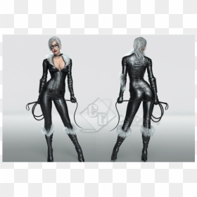 Full Body Catwoman Fortnite, HD Png Download - cat woman png