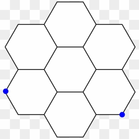 Seven Hexagons Arranged Into A Larger Hexagonal Shape - Mosaic, HD Png Download - hexagon shape png