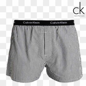 ~calvin Klein Black & White Checks Boxer Short Underwear - Calvin Klein Underware Png, Transparent Png - calvin klein png