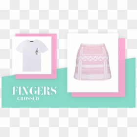 Active Shirt , Png Download - Tennis Skirt, Transparent Png - fingers crossed png