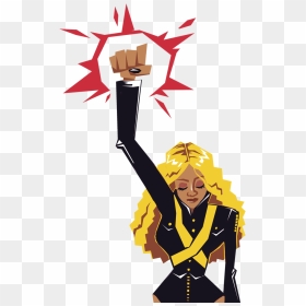 Illustration By Brittany England/the Pioneer - Beyonce Art Png, Transparent Png - beyonce transparent png