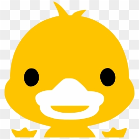 Yellow Duckling Icon Icons Png - Cute Duck Head Cartoon, Transparent ...