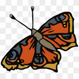Transparent Red Butterfly Png - Butterfly Clip Art, Png Download - red butterfly png