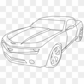 2014 Chevrolet Camaro 2017 Chevrolet Camaro Car Chevrolet - Easy Bumblebee Car Drawing, HD Png Download - super bowl 2017 png
