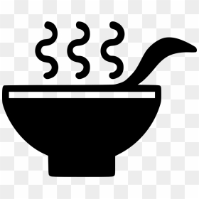 Drink Healthy Hot Soup Bowl Spoon - Clip Art Soup Bowl, HD Png Download - bowl of soup png