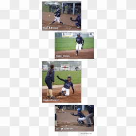See The Following Five Photographs Of The Badger All-intermountain - Catcher, HD Png Download - softball player png