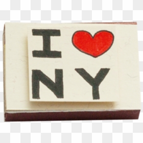 I Love Ny Statue Liberty Matchbox Card - Heart, HD Png Download - i love ny png