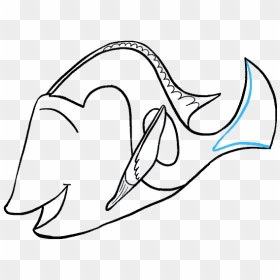 How To Draw Dory - Drawing, HD Png Download - finding nemo marlin png