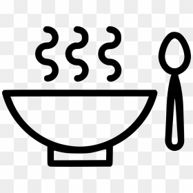 Drink Healthy Hot Soup Bowl Spoon - Clip Art Soup Bowl, HD Png Download - bowl of soup png