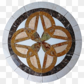 Tile Floor Medallion Marble Mosaic - Circle, HD Png Download - tile floor png