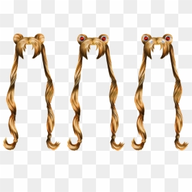 Sailor Moon Hair Png, Transparent Png - hair png transparent