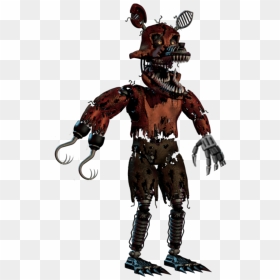 Rebirthed Nightmare Foxy - Nightmare Foxy, HD Png Download - nightmare foxy png
