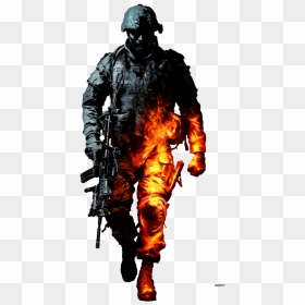 Battlefield Bad Company 2 Render, HD Png Download - battlefield hardline logo png