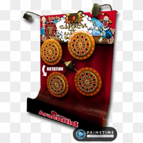 Chuck A Luck Dartboard By Arachnid - Chuck A Luck Darts, HD Png Download - dart board png