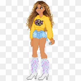 Beyonce Pixel Art, HD Png Download - beyonce transparent png