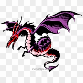 Mythical Clipart Fire Breathing Dragon - Clip Art Dragon Flying, HD Png Download - fire breathing dragon png