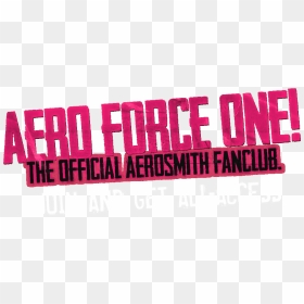 Aero Force One The Official Aerosmith Fanclub - Aero Force One, HD Png Download - aerosmith logo png