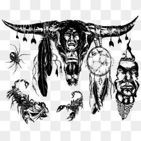 Source - Tattmight - Com - Report - Transparent Tattoo - Native American Tattoo Transparent, HD Png Download - tribal tattoos png