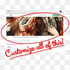 Customize This - Clothing, HD Png Download - announcements png