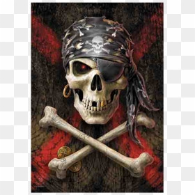 Pirate Skull, HD Png Download - pirate skull and crossbones png