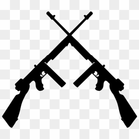 Crossed Transparent Guns Png, Png Download - crossed rifles png