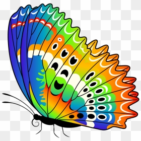 Colorful Butterfly Png Clip Art Image - Butterfly Colorful Png, Transparent Png - red butterfly png