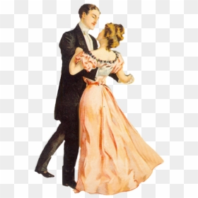 Cam Matthews And Miss - Vintage Couple Dancing Png, Transparent Png - dancing couple png