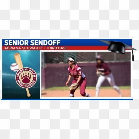 College Softball, HD Png Download - softball player png