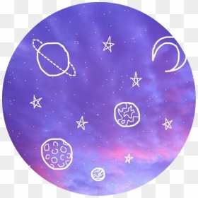 Purple, Aesthetic, And Stars Image - Aesthetic Blue And Purple Background, HD Png Download - tumblr star png