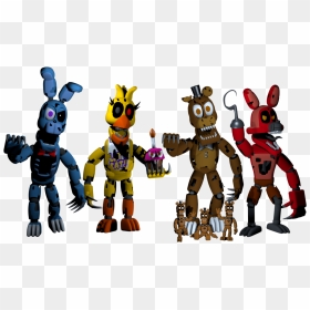 The Nightmares - Cartoon, HD Png Download - nightmare foxy png