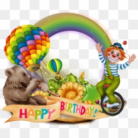 Balloon Vector , Png Download - Happy Birthday Frame Hd Png, Transparent Png - balloon vector png